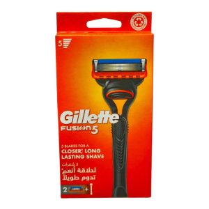 خود تراش ژیلت مدل Gillette fusion 5 دو یدک