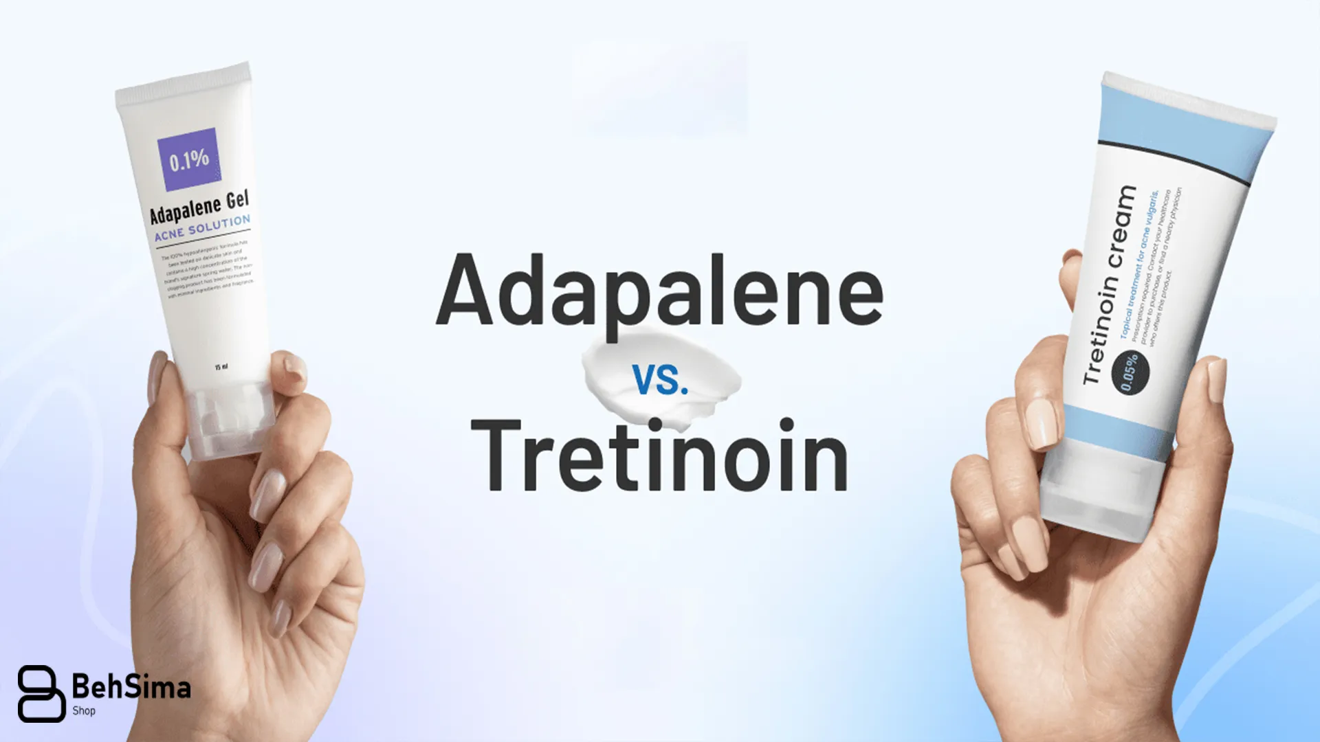 مقایسه دیفرین با ترتینوئین 0 تا 100