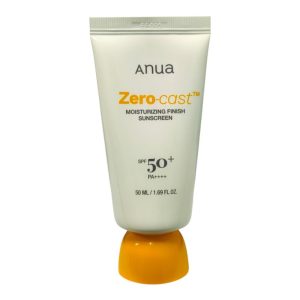 ضدآفتاب بی‌رنگ زیرو کست آنوا SPF50+ حجم 50 میل
