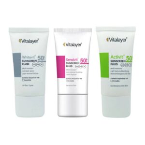 فلوئید ضد آفتاب بی رنگ ویتالیر 50ml