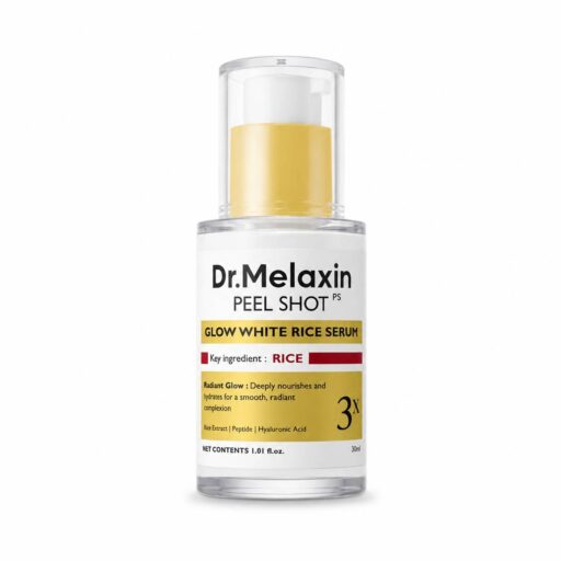 سرم روشن کننده برنج سفید دکتر ملاکسین پیل شات 30ml