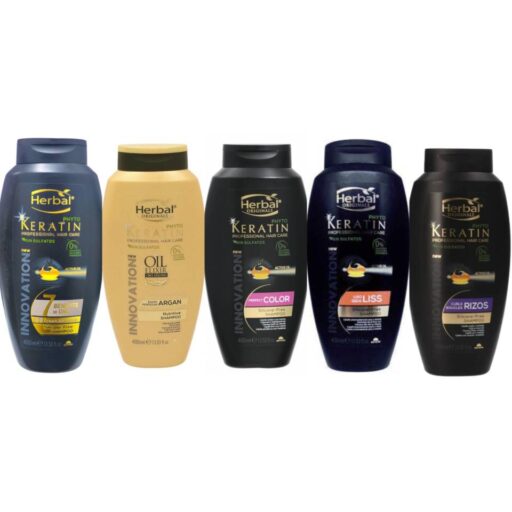 شامپو بدون سولفات فیتو کراتین هربال 400ml