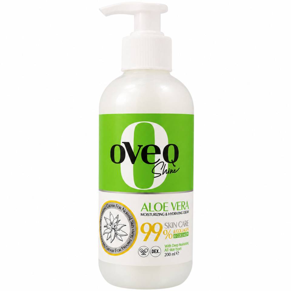 کرم آبرسان و مرطوب کننده آلوئه ورا اوک شاین 200ml