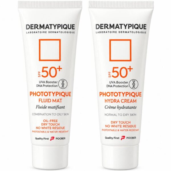 ضد آفتاب درماتیپیک SPF50 بی رنگ 50ml