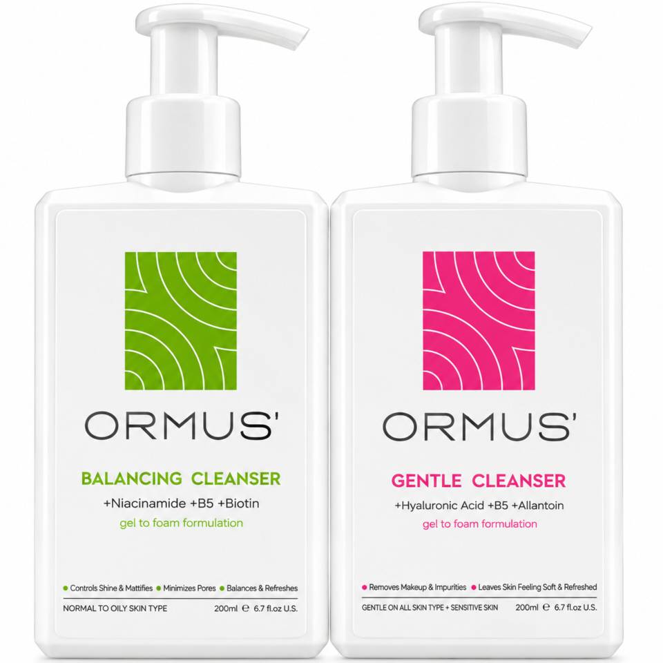 ژل شستشوی صورت اورموس 200ml